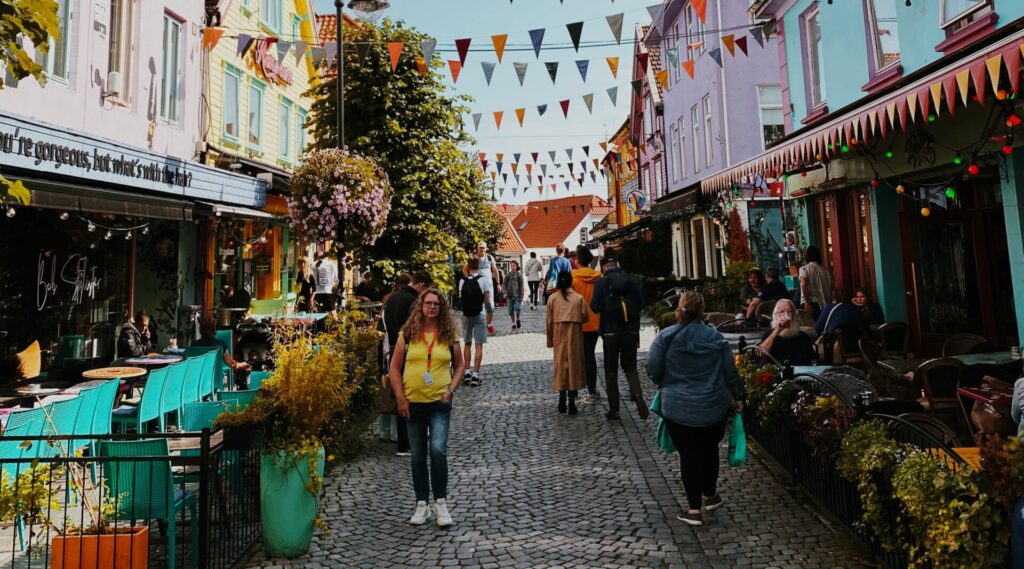 Fargegata i Stavanger